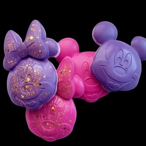 Mickey mouse girl toys/handmade crayons, pink and purple